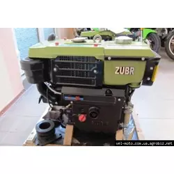 Двигатель дизельный на мотоблок Зубр R190 ручной стартер(9,6 л.с)