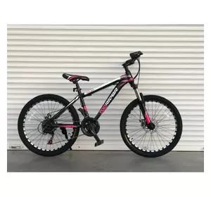 Велосипед 26 дюймов TOPRIDER "611"- розовый