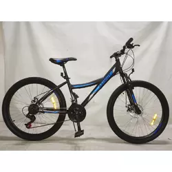 Велосипед подростковый Azimut Navigator 24" 16" Black / Blue