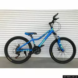 Велосипед 24 дюйма TOPRIDER "900"- синий