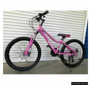 Велосипед 24 дюйма TOPRIDER "900"- розовый
