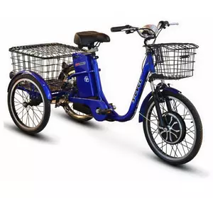 Трёх колёсный Электровелосипед SKYBIKE скайбайк 3-CYCL (350W-36V) Синий
