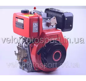 Двигатель 186F — дизель ( под шлицы диаметр 25 мм) (9 л.с..) ТТ Двигатель 186F — дизель ( под шлицы диаметр 25 мм) (9 л.с..) ТТ