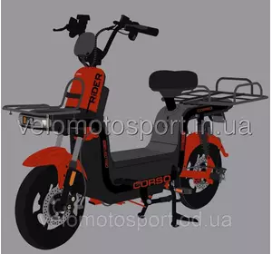 Електричний мопед Corso Rider RG-105316 (1) двигун 800W, акумулятор 60V/20Ah, колеса 10 Електричний мопед Corso Rider RG-105316 (1) двигун 800W, акумулятор 60V/20Ah, колеса 10