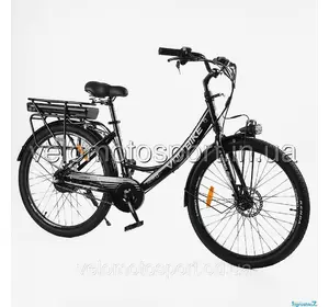 Електровелосипед Corso «VOLT BIKE» 26" дюймів TB-60174 (1) рама сталева двигун 350W, акум. 36V10Ah, Електровелосипед Corso «VOLT BIKE» 26" дюймів TB-60174 (1) рама сталева двигун 350W, акум. 36V10Ah,