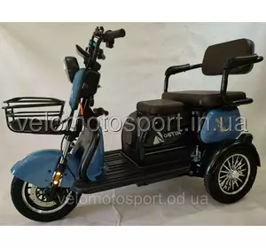 Електричний трицикл Corso «OSTIN» ST-9055 (1) + 1 ЯЩИК АКУМ двигун 800W, акумулятор 72V/23Ah, колеса 300-10, Електричний трицикл Corso «OSTIN» ST-9055 (1) + 1 ЯЩИК АКУМ двигун 800W, акумулятор 72V/23Ah, колеса 300-10,