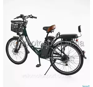 Електровелосипед Corso «ROCCO» 26" дюймів RC-20688 (1) ТЕМНО-ЗЕЛЕНИЙ, рама сталева, двигун 500W, акумулятор 48 Електровелосипед Corso «ROCCO» 26" дюймів RC-20688 (1) ТЕМНО-ЗЕЛЕНИЙ, рама сталева, двигун 500W, акумулятор 48
