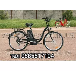 Электрический велосипед СКАЙБАЙК ЛИРА ПЛЮС SKYBIKE LIRA PLUS (350W-36V) ЧОРНЫЙ Электрический велосипед СКАЙБАЙК ЛИРА ПЛЮС SKYBIKE LIRA PLUS (350W-36V) ЧОРНЫЙ